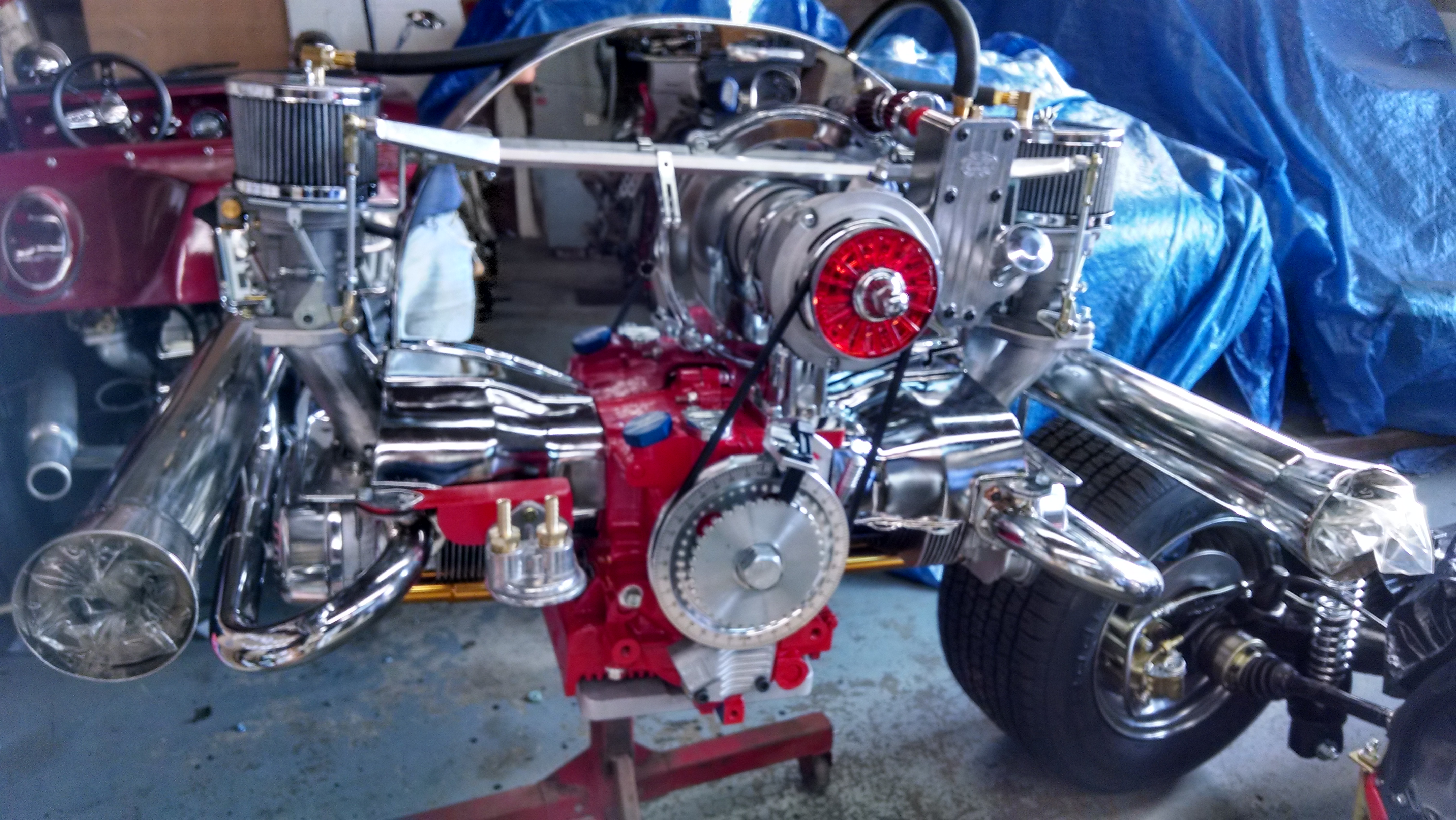 2180cc 160HP VW Engine Dual 44mm 2-Barrels