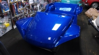 Cobalt Blue Metal Flake Nostalgia 2-Seater Dune Buggy