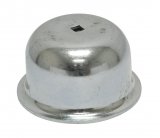 Wheel Bearing Dust Cap, Left Front with Speedometer Hole, Outer Fit