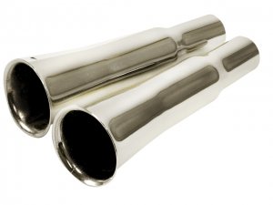 Stainless Steel Exhaust Tips, Flared
