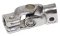 U-Joint for Rack & Pinion, 5/8"-36 Splines on both ends (Chrome)