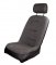 Race Trim Bucket Seat Black Vinyl/Black Fabric Seat Cover Only