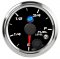 2-1/16" Fuel Level Gauge Black Face (programmable) (w/ warning)