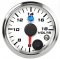 2-1/16" Volt Gauge 6-18V White Face  (w/ warning)